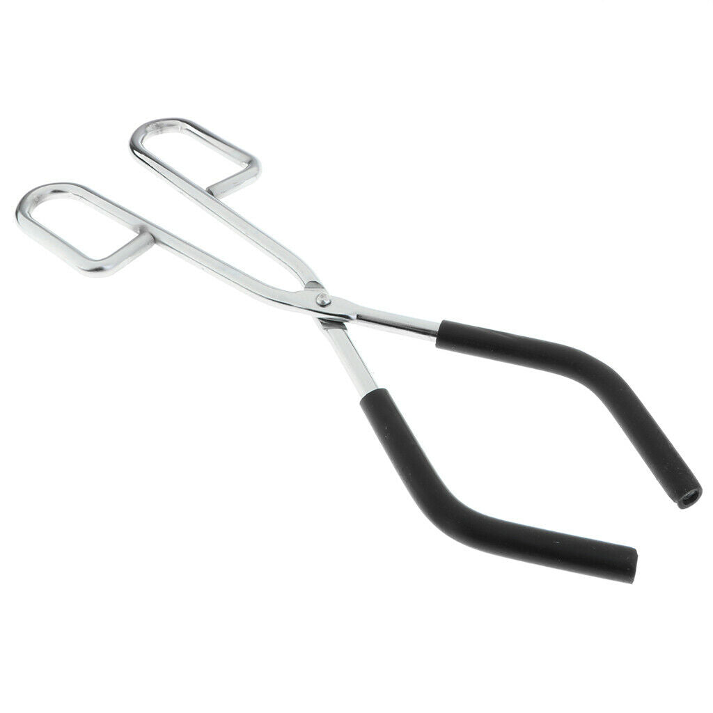 10.6 '' Laboratory Crucible Tongs with Rubber Coated Ends, Professional
