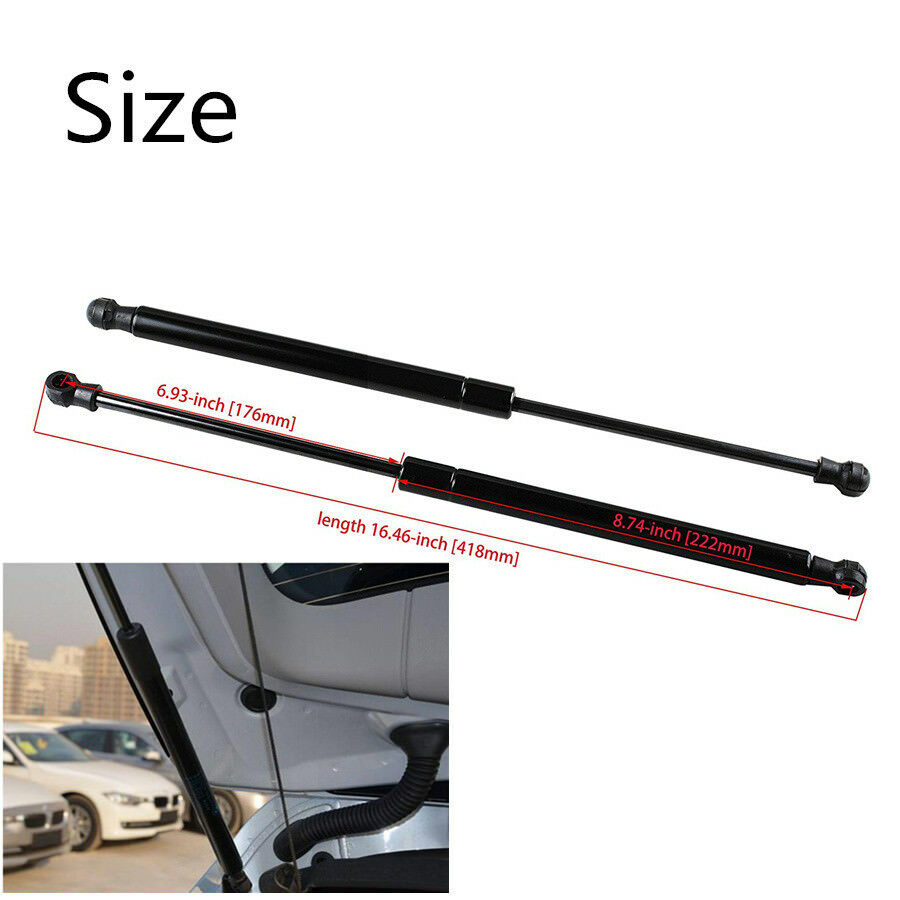 2x 41.2cm Bonnet Hood Lift Supports Shock Struts For BMW 323i 325i 328i E90 E91