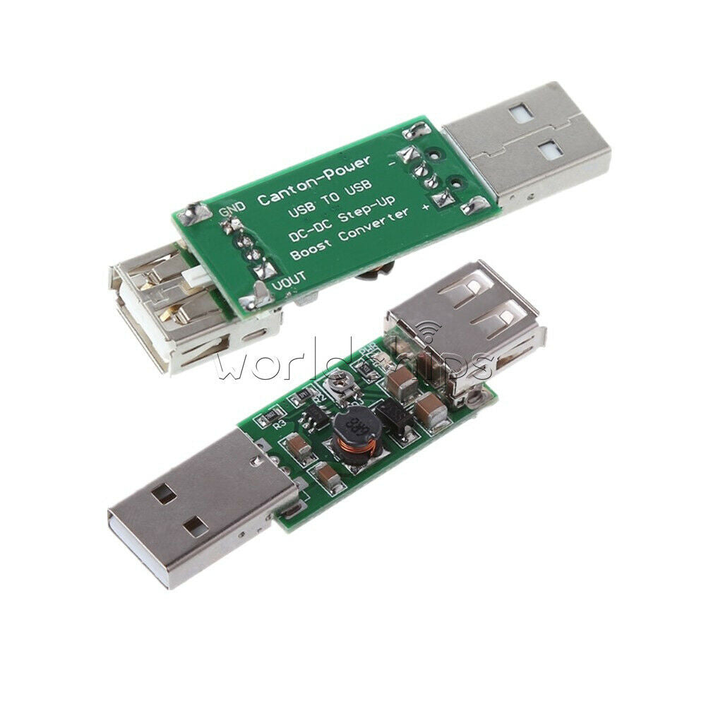 DC-DC USB 5V to 6-15V Step-Up Boost Converter Voltage Inverter Adjustable Module
