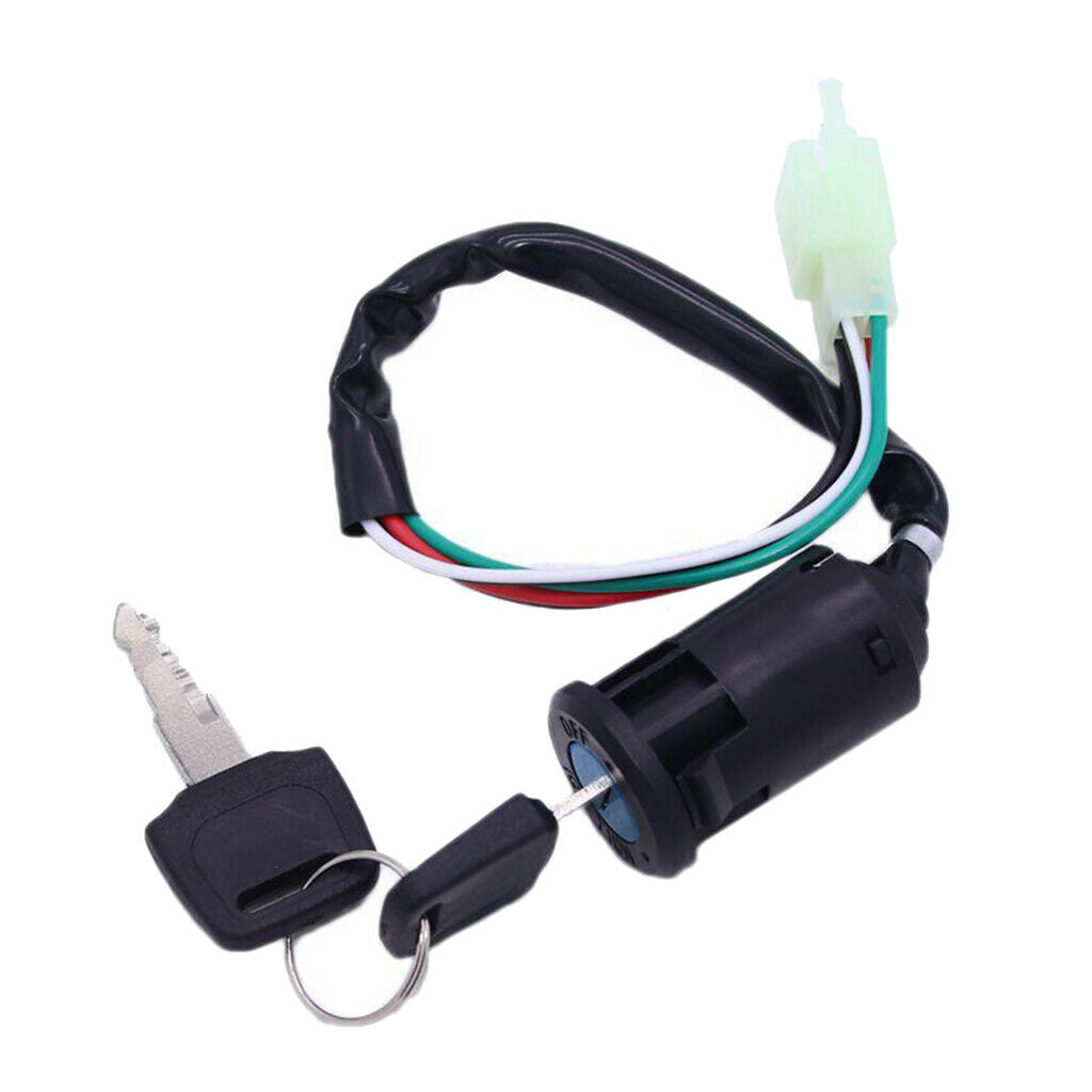 Ignition Key Barrel Switch Motorcycle 4-Wire On&Off 90cc Dirt Pit Bike