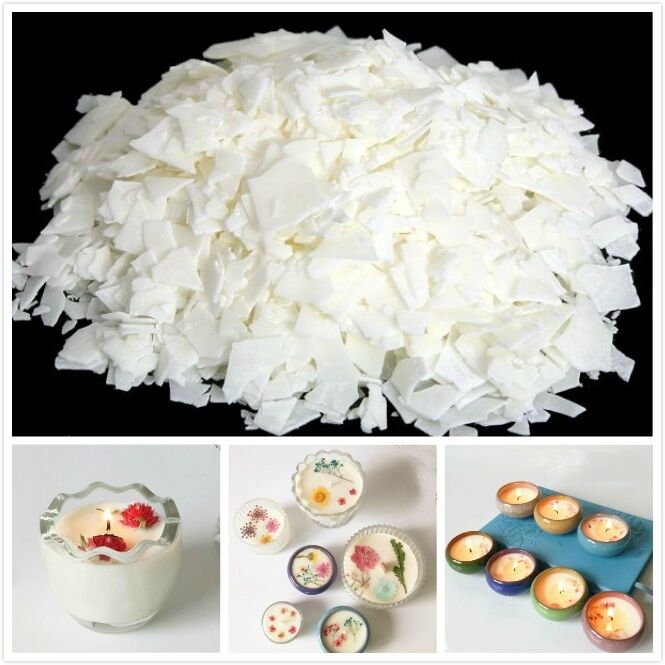 100g Soy Wax Eco Soya Wax Flakes 100% Pure Handmade Craft DIY Candle Material