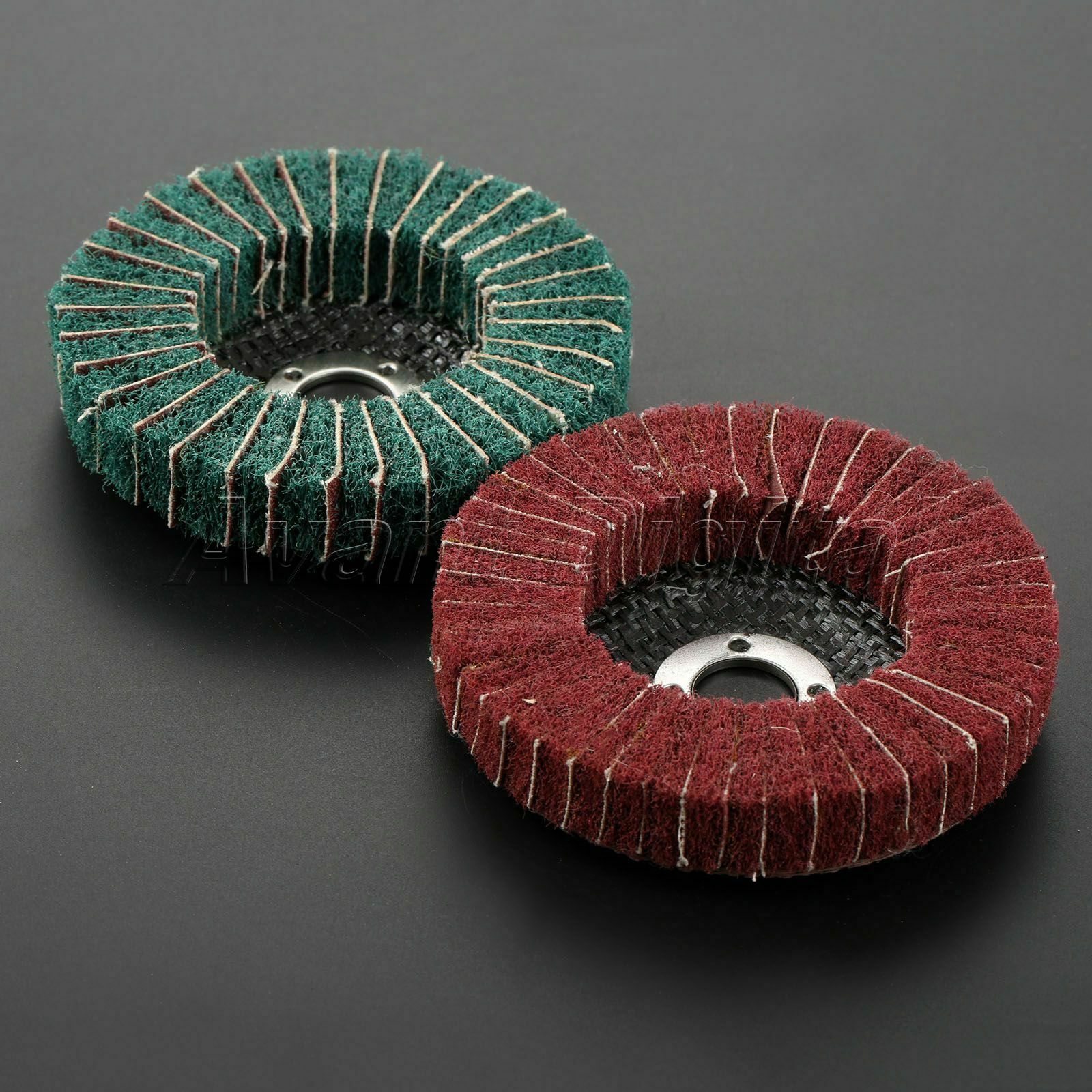 180# 320# Grit 100mm Flap Polishing Wheel Abrasive Buffing Metal Wood Plastic