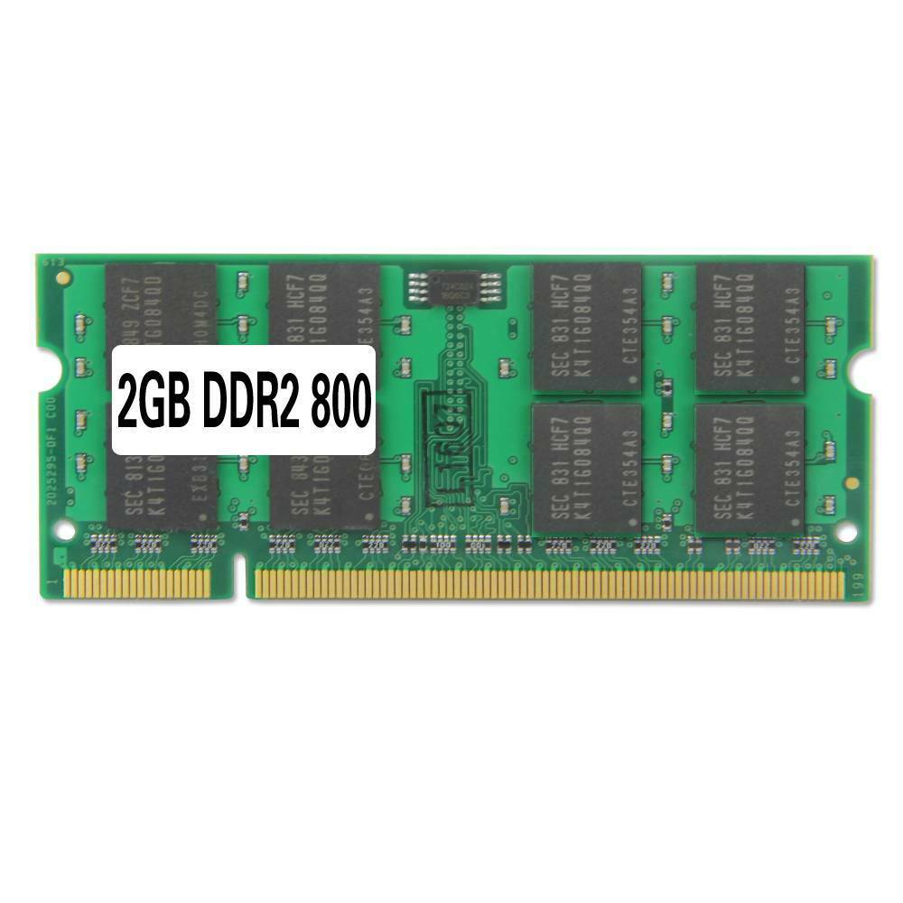 2GB Module Laptop/Notebook RAM DDR2 SDRAM PC2 6400 800MHz 200Pin Memory New!