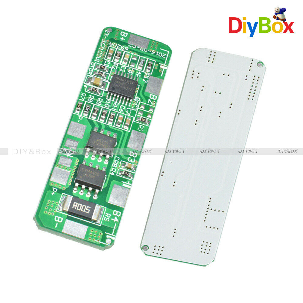 4A-5A 4S PCB BMS Protection Board for 4 Packs 18650 Li-ion lithium Battery Cell
