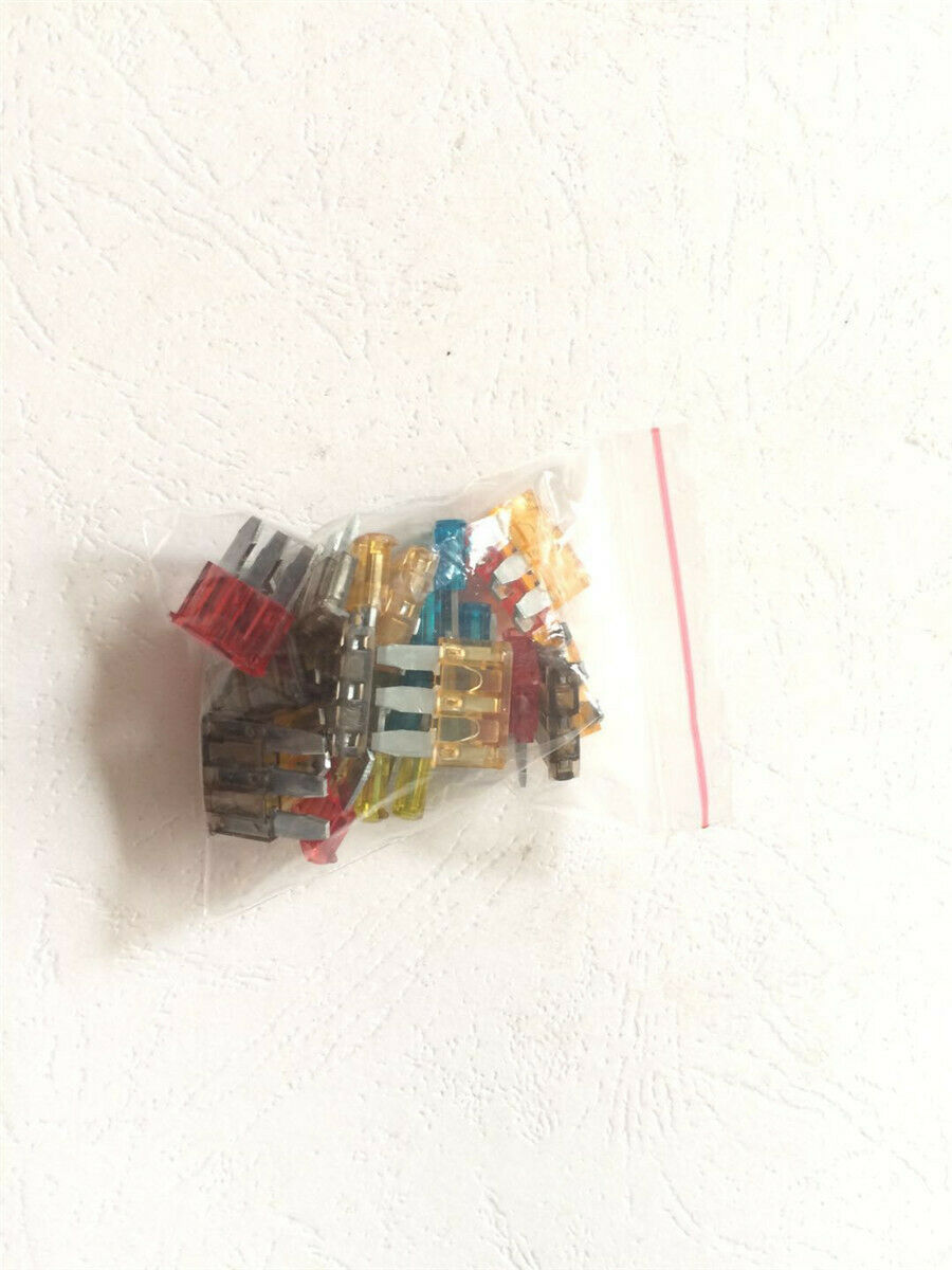 25Pcs Micro3 Fuse 3 Pins PEC Automotive Car Fuse 5A 7.5A 10A 15A 20A Universal