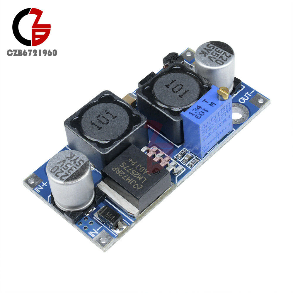 2PCS DC-DC Auto Boost Buck step Up down Converter Module Solar Voltage LM2577