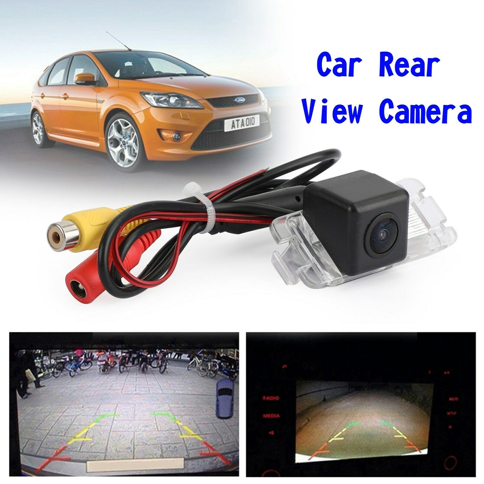 Reverse Backup Camera 170° Fit For FORD MONDEO FIESTA FOCUS HATCHBACK S-Max/KUGA