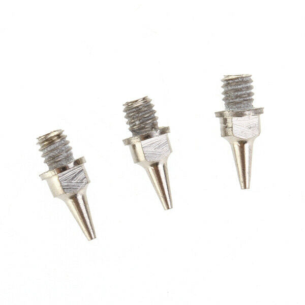 15 Stainless Steel 0.2 &0.3&0.5mm Nozzles Part Replacement For Airbrush