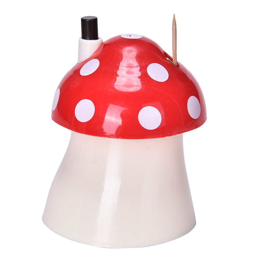 Mushroom Shape Automatic Toothpick Holder Pocket Small Toothpick Dispenser.l8