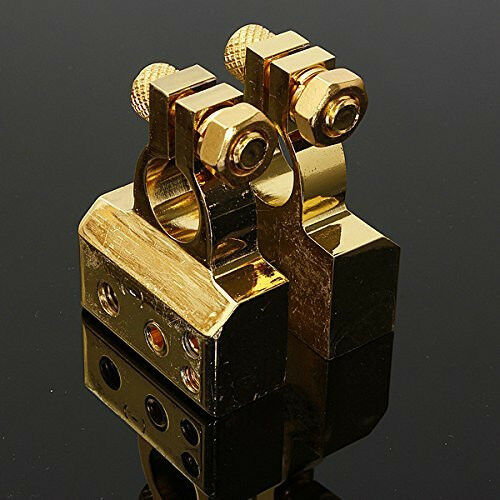 2 Pcs Car Battery Terminal Clamps Connectors Positive & Negative 2 4 8 Gauge AWG