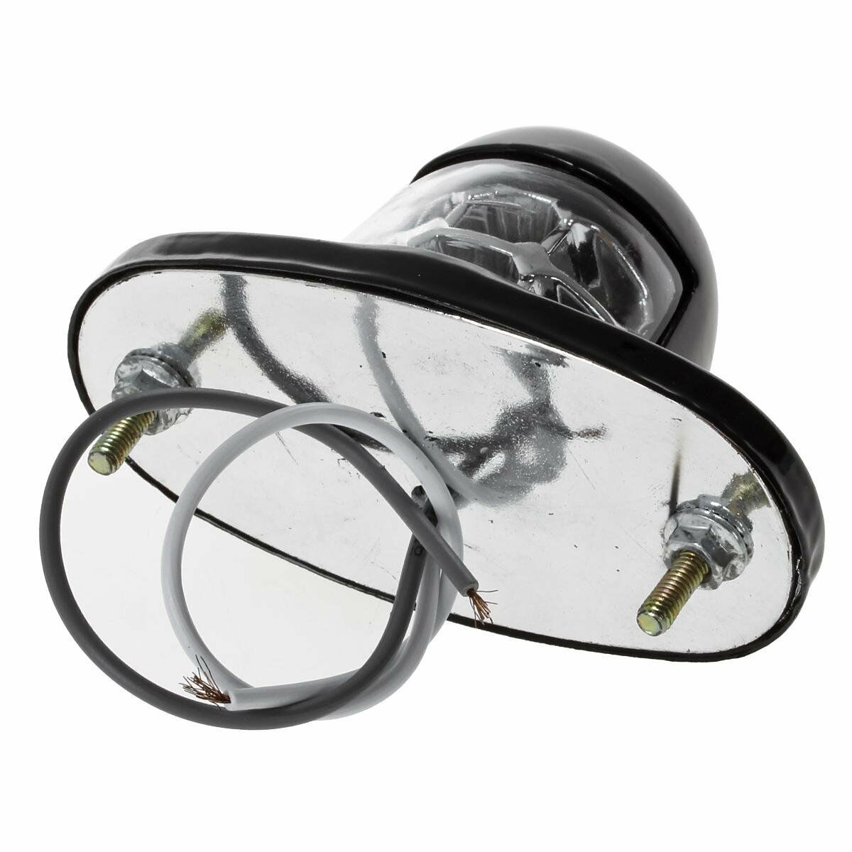 2x White 6 LED License Plate Light Screw Bolt-on Car Door Lamp for Car Truck Van