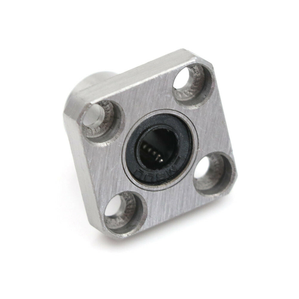 6mm Inner Diameter Square Flange Linear Motion Bushing Ball Bearing LMK6UU X Qx