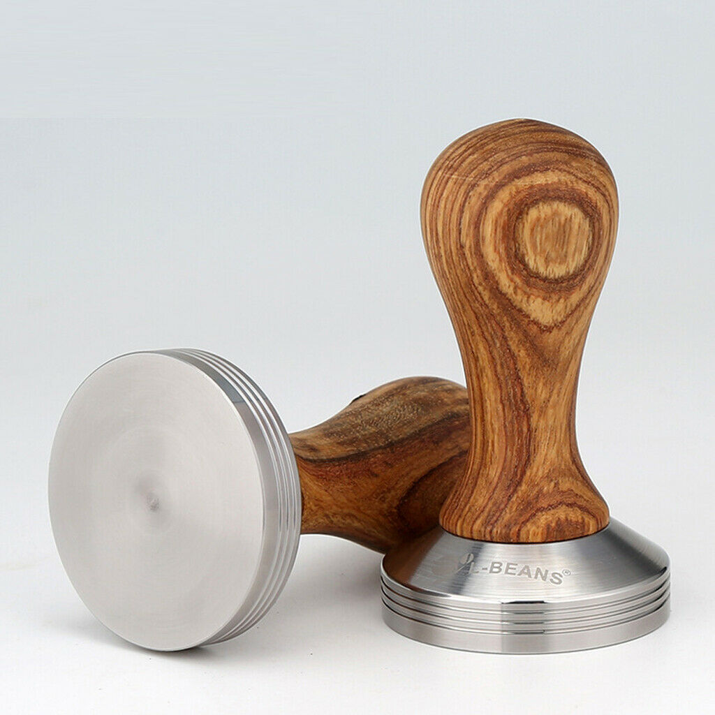 Coffee Tamper 58mm Barista Espresso Coffee Beans Calibrated Convex Tamper