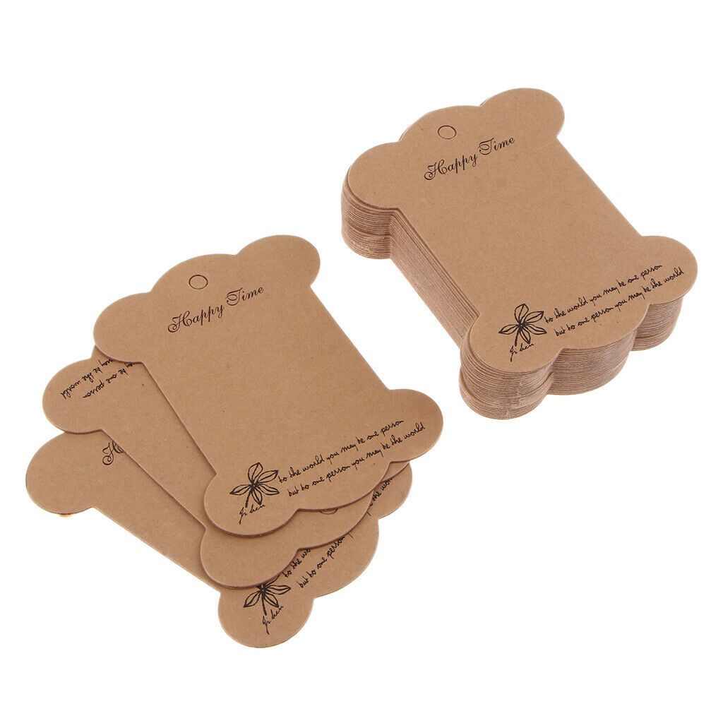 60pcs Paper Embroidery Thread Holder Floss Bobbin Card Winding Thread Tools