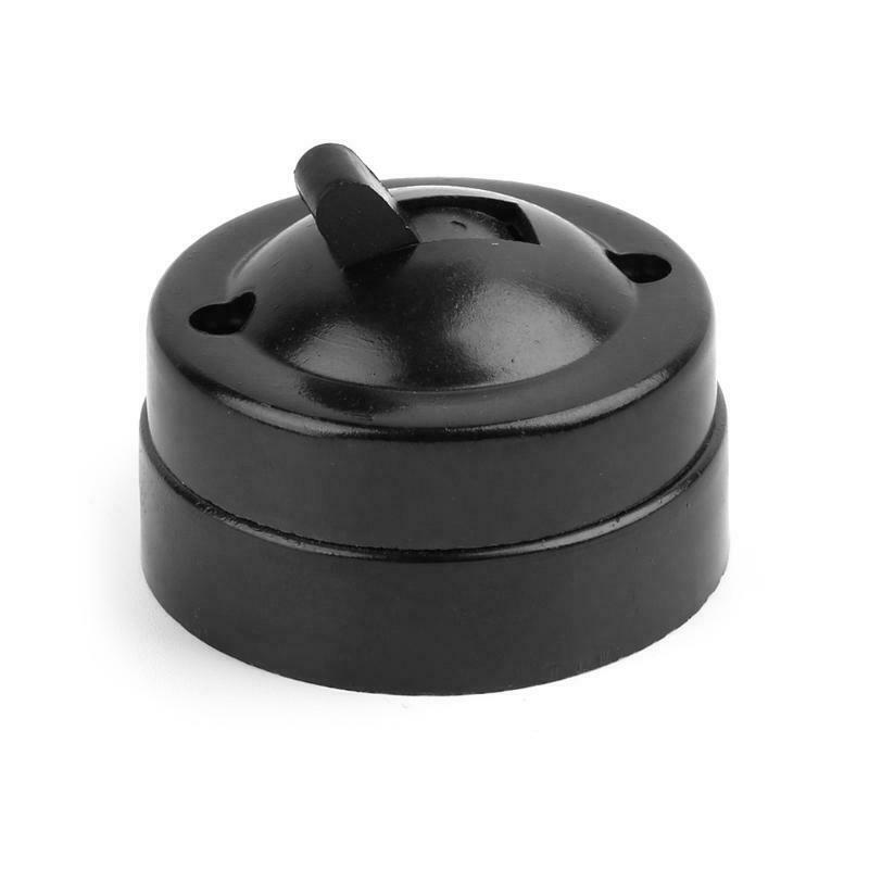 Retro Single-control Switch Surface Mounted Wall Light Button Old-fashioned