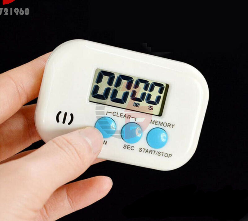 Magnetic Electronic Clock Timer Kitchen Up Count Cooking Digital LCD Down Alarm