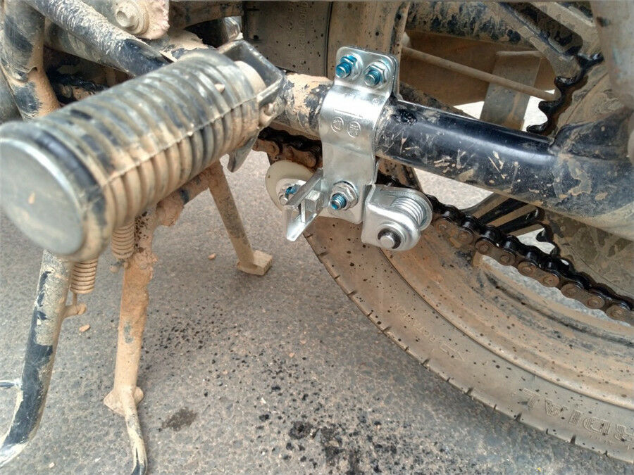 High Strength Steel&Rubber Motorcycle Tight Chain Regulator For Circular Tube