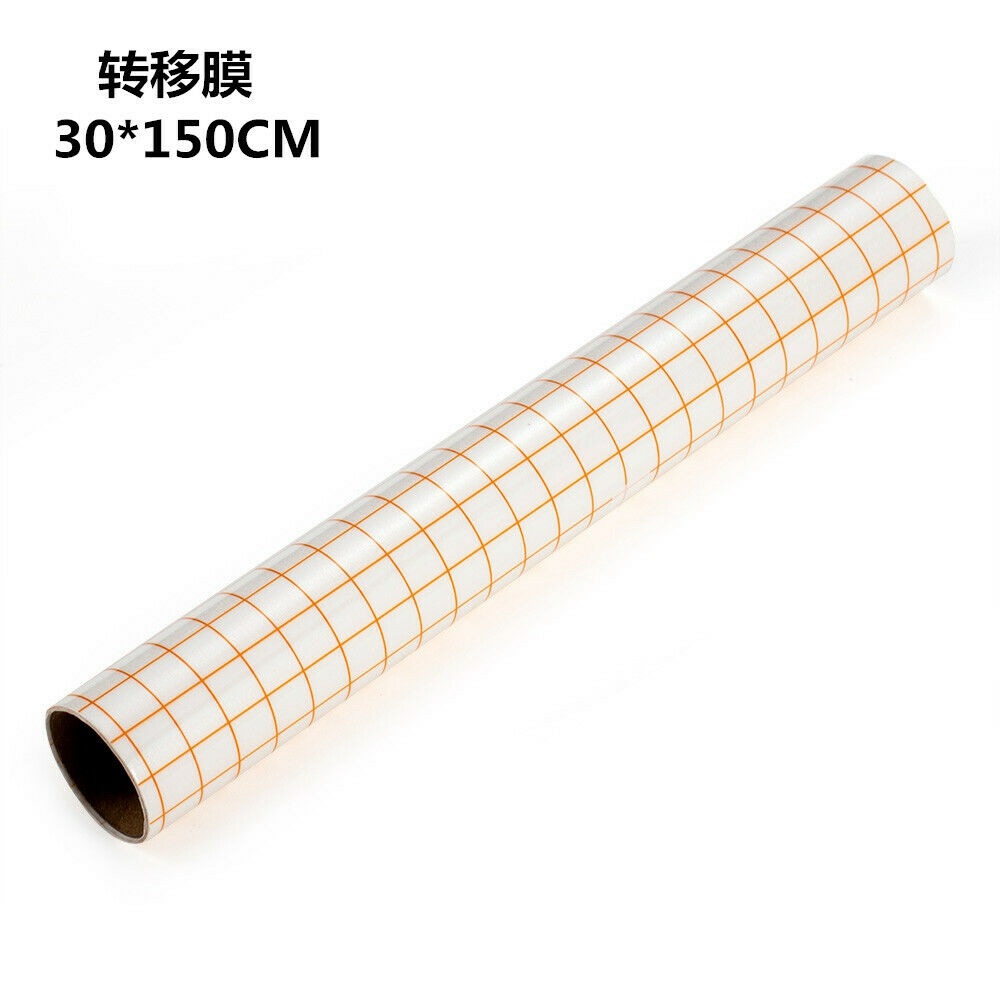 Vinyl Transfer Paper Tape Roll Cricut Adhesive 12 x 60 inch Clear Alignment Grid
