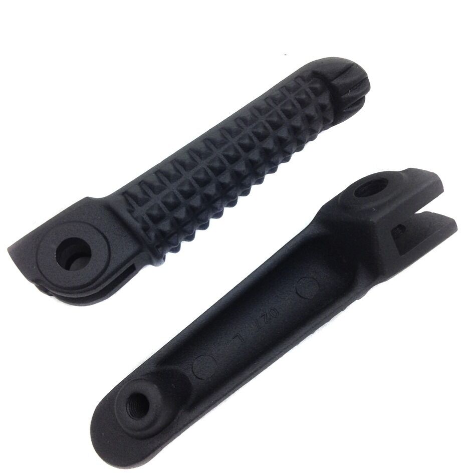 Black Front Foot Pegs Footrest For Yamaha YZF-R1 98- 11 YZF-R6  99-12