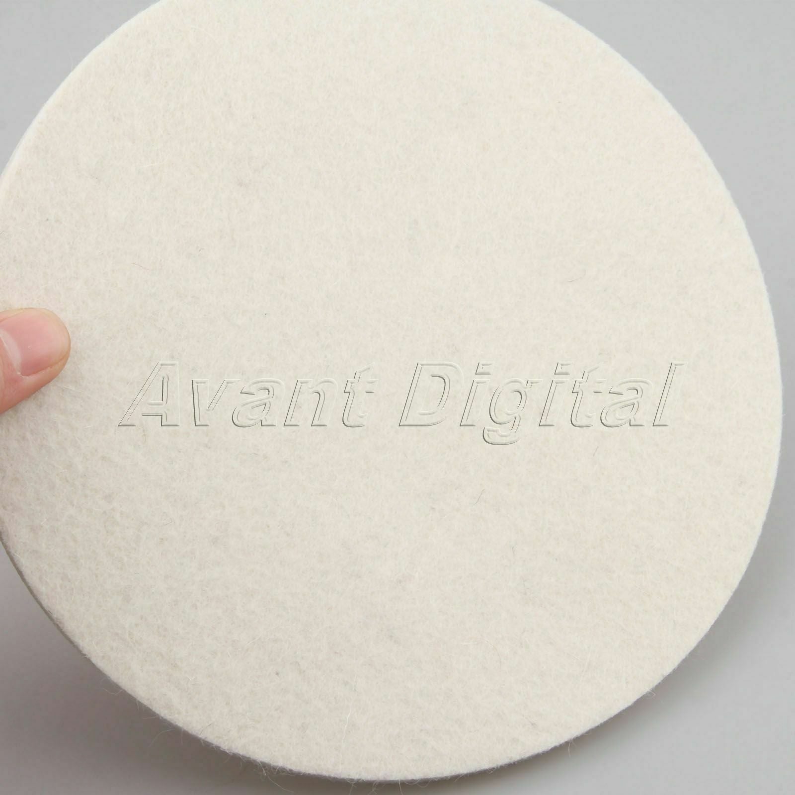 180mm 7" White Car Polishing Buffing Wheel Wool Felt Polisher Disc Pad Round