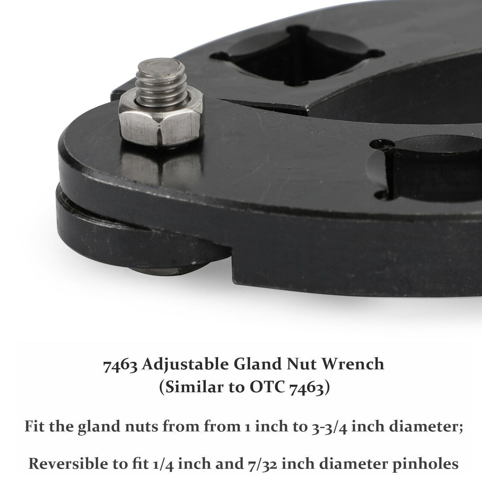 Adjustable Gland Nut Wrench 7463 Small Pin Spanner Tools for Hydraulic Cylinders
