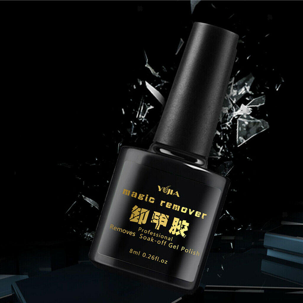 8ML Salon DIY Quick Easy Polish Remover Gel Soak-Off UV Gel Nails Polish