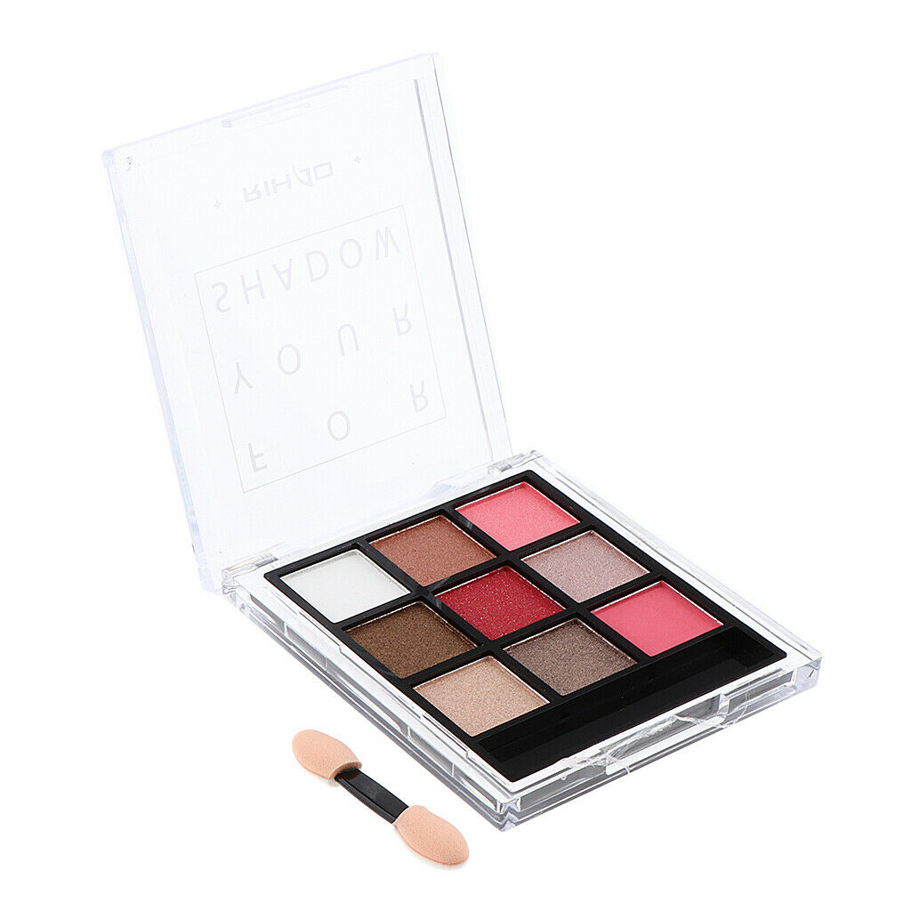 9 Colors Beauty Eyshadow Makeup Palette Matte Shimmer Eye Shadow Pallet 02