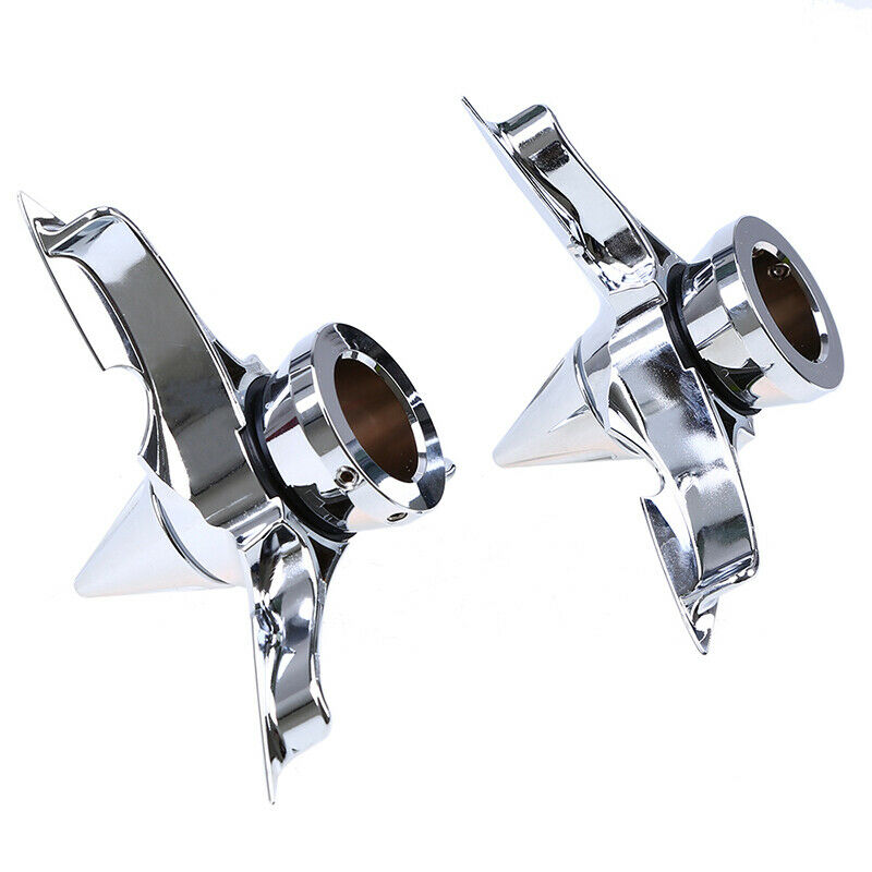 Aluminum+Plastic Motorcycle  Wheel Axle Spiral Decoration Cover Universal New
