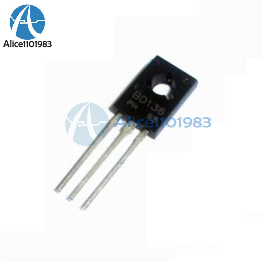 20PCS BD136 TO-126 PNP Power Transistors BD136 IC