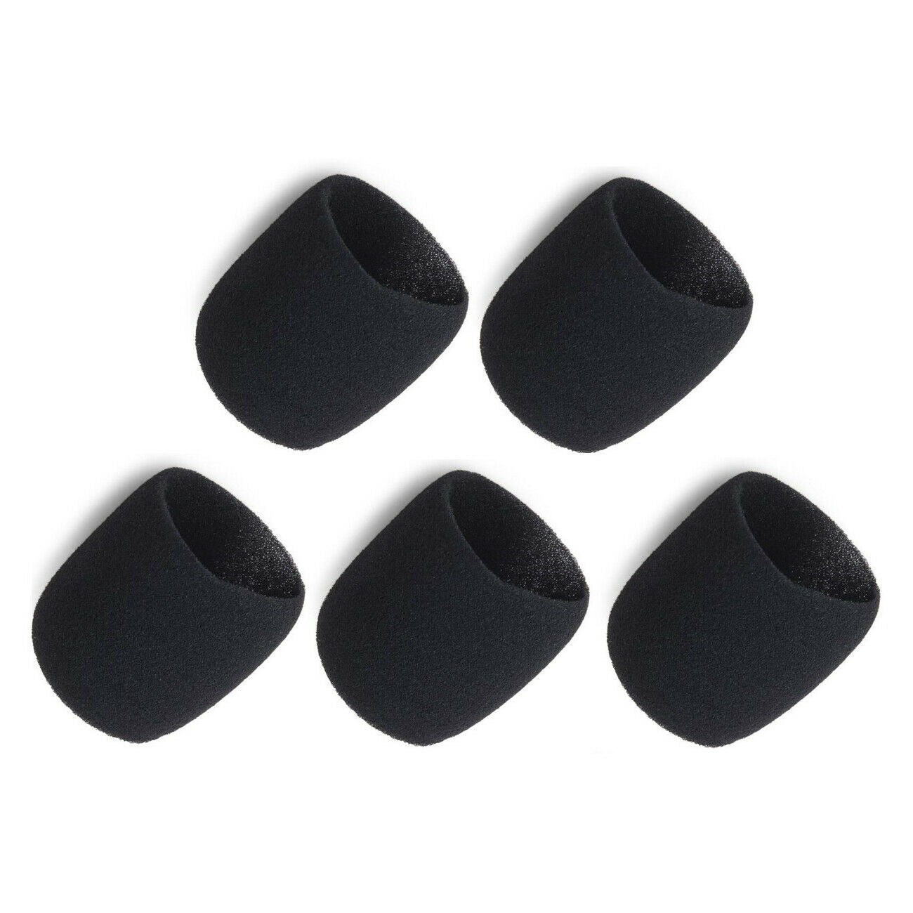 5 Pack Beta87 Foam Windscreen for Shure SM85 SM86 SM87A  BETA87A  BETA87C A85WS