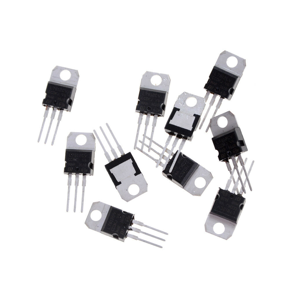 10x IC L7812CV L7812 TO-220 12V Voltage Regulat.l8