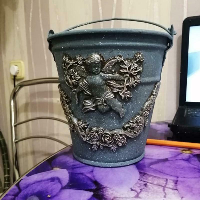 Angel Babies and Flower Rattan Shaped Pattern Mould Silica Gel Material