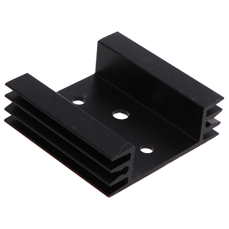 2Pcs 45x45x14mm TO3 Transistor Heat Sinks TO-3 Black Amumi..l8