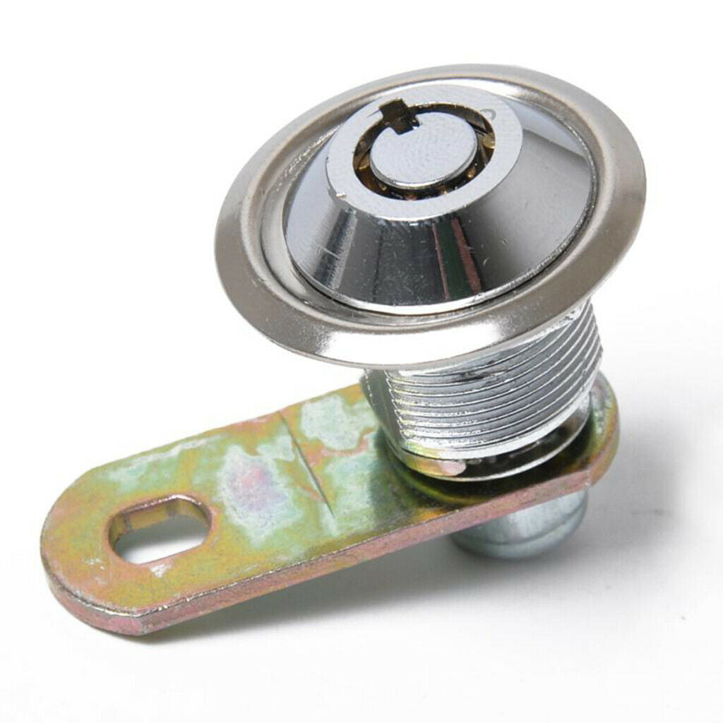 1-1/8 Tubular Cam Lock 180Deg &2Key Pull Drawer Cabinet Toolbox Replacement