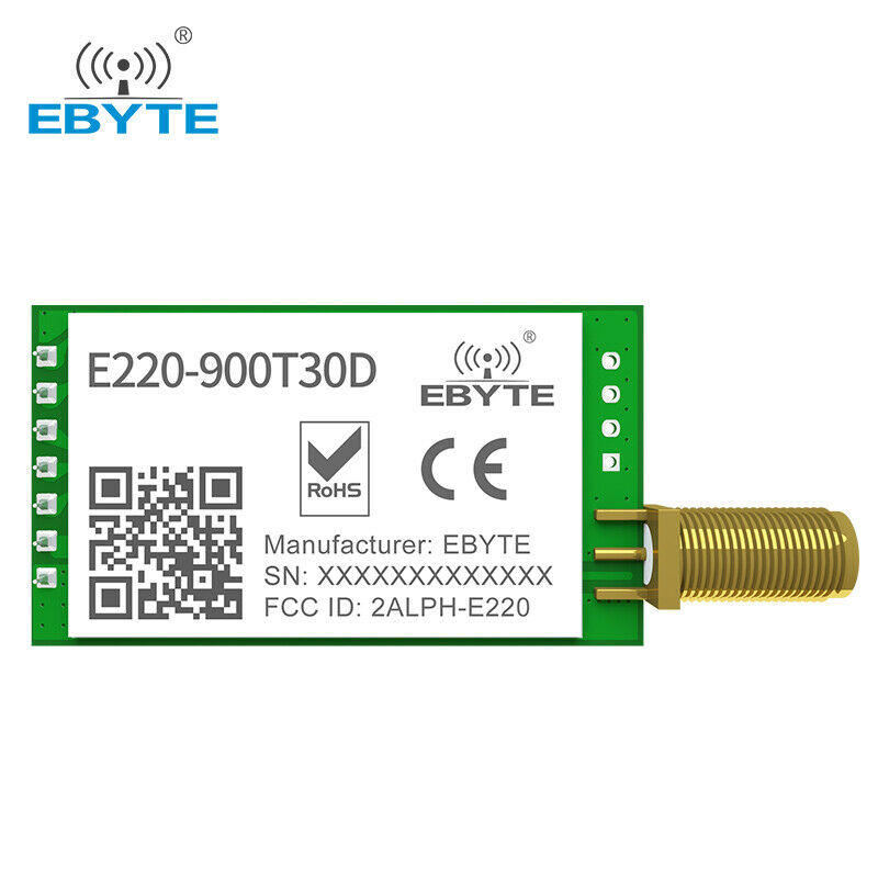 LLCC68 868MHz 915MHz Ebyte  LoRa E220-900T30D DIP Module long range lora module