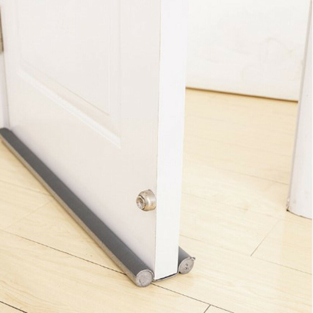 Flexible door bottom sealing strip sound proof noise reduction under door.l8