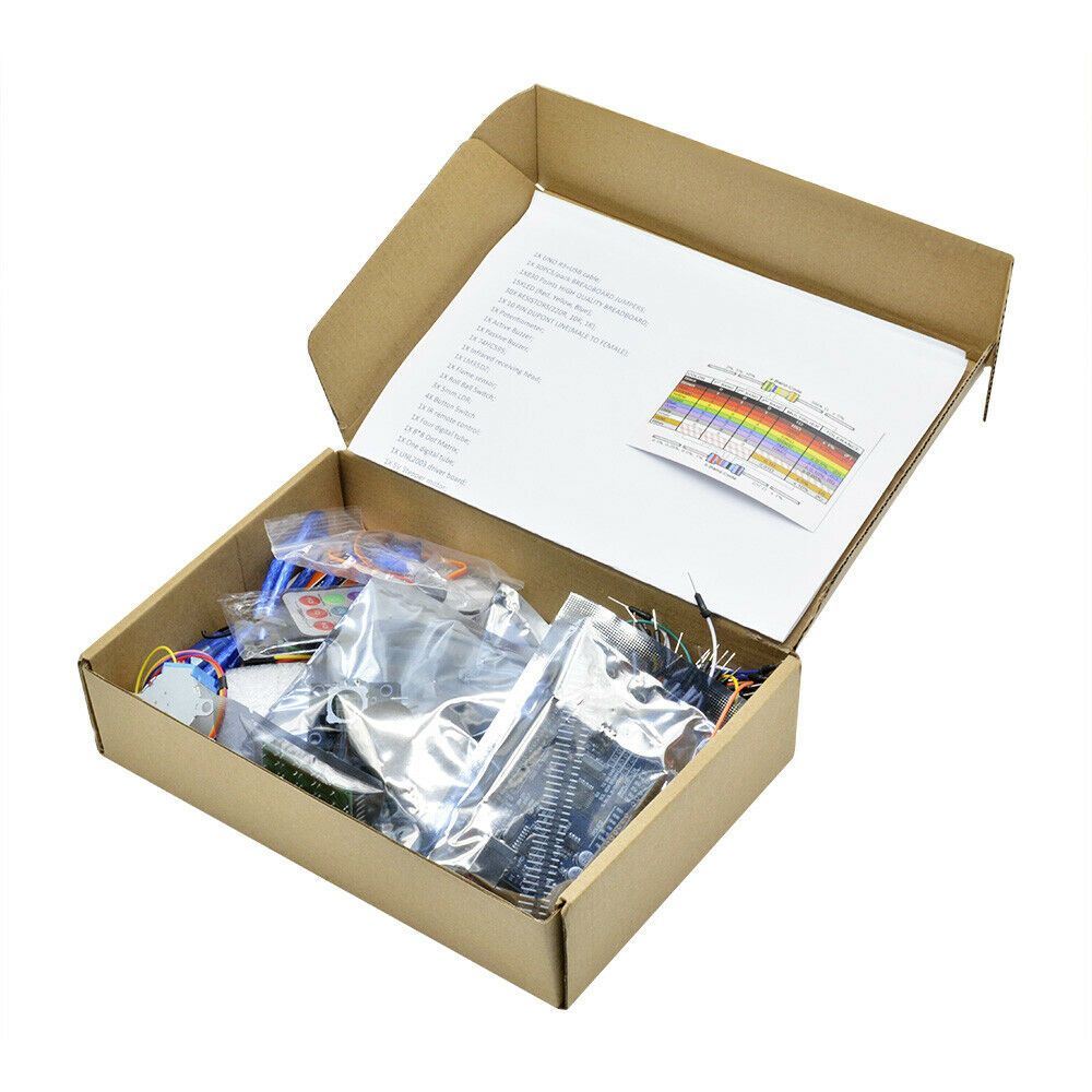 Update UNO R3 Starter Kit for Arduino LCD 1602 Servo Motor Breadboard RGB MF