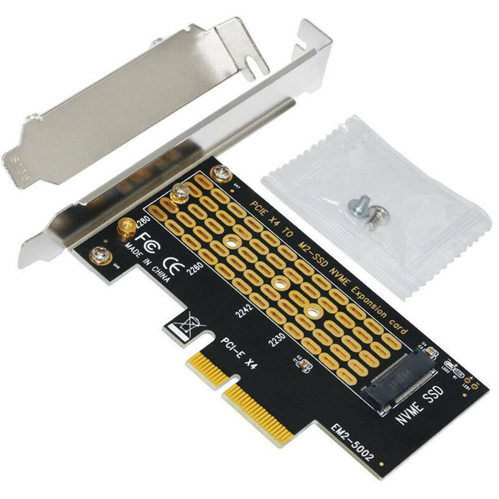 M.2 NGFF M-Key to Desktop PCIe x4 NVMe SSD Adapter Card 2242 2280 PCB Design!
