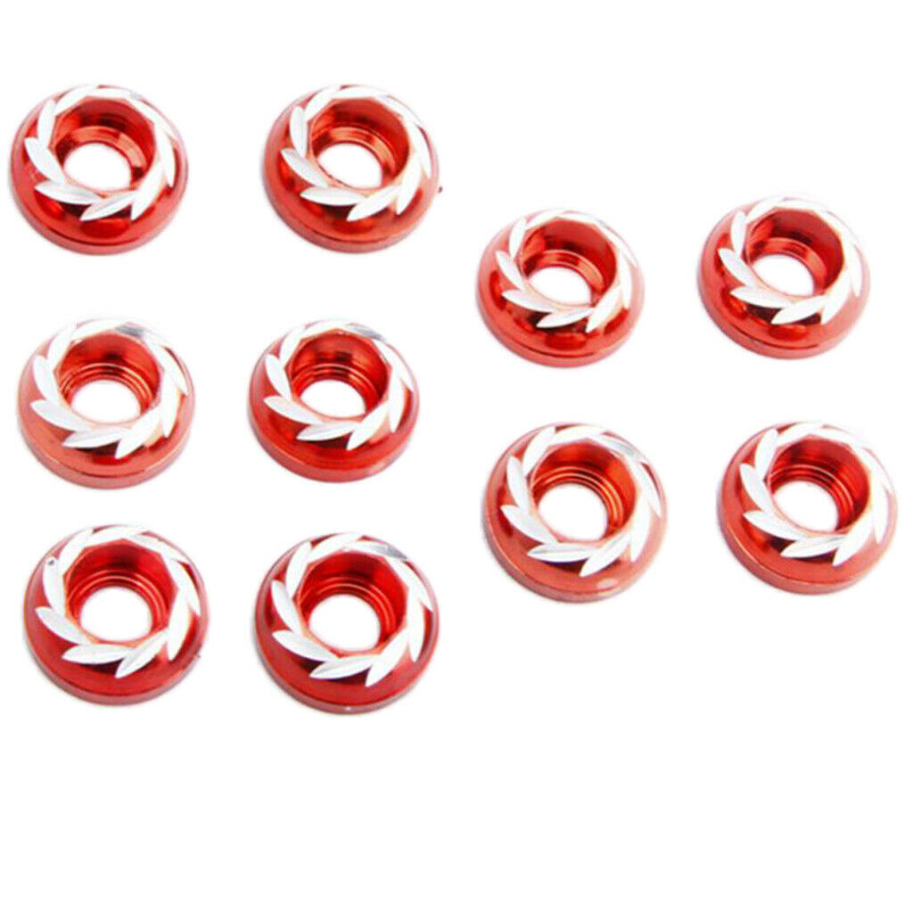 10pcs Red Aluminum Screw  Car Wheel Wheel Tire Valve Stem NEW