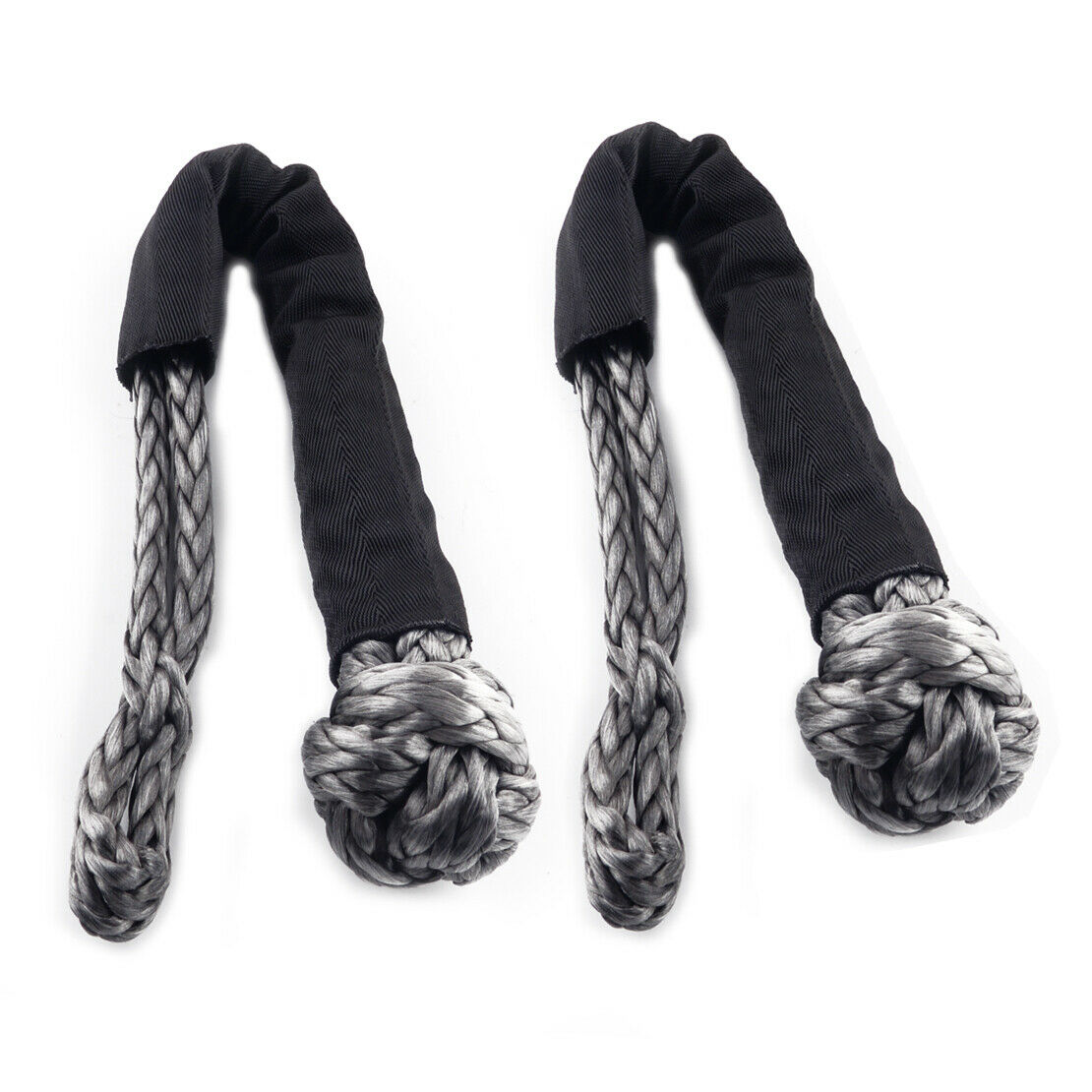 1/2" Soft Shackle Rope Synthetic Tow Recovery Strap 55,000LBs HOT 2pc