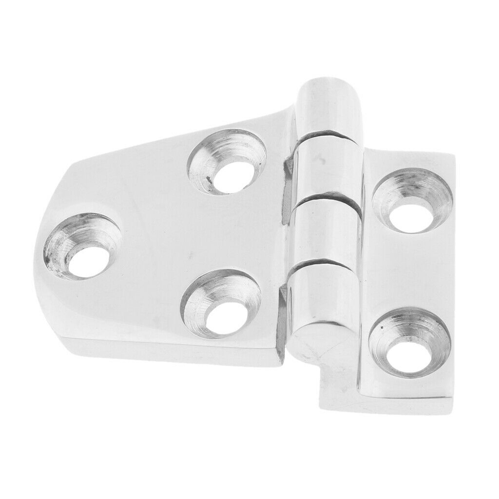 54 x 37mm Flush Hinges 316 Stainless Steel Polished for Boat Marine Door