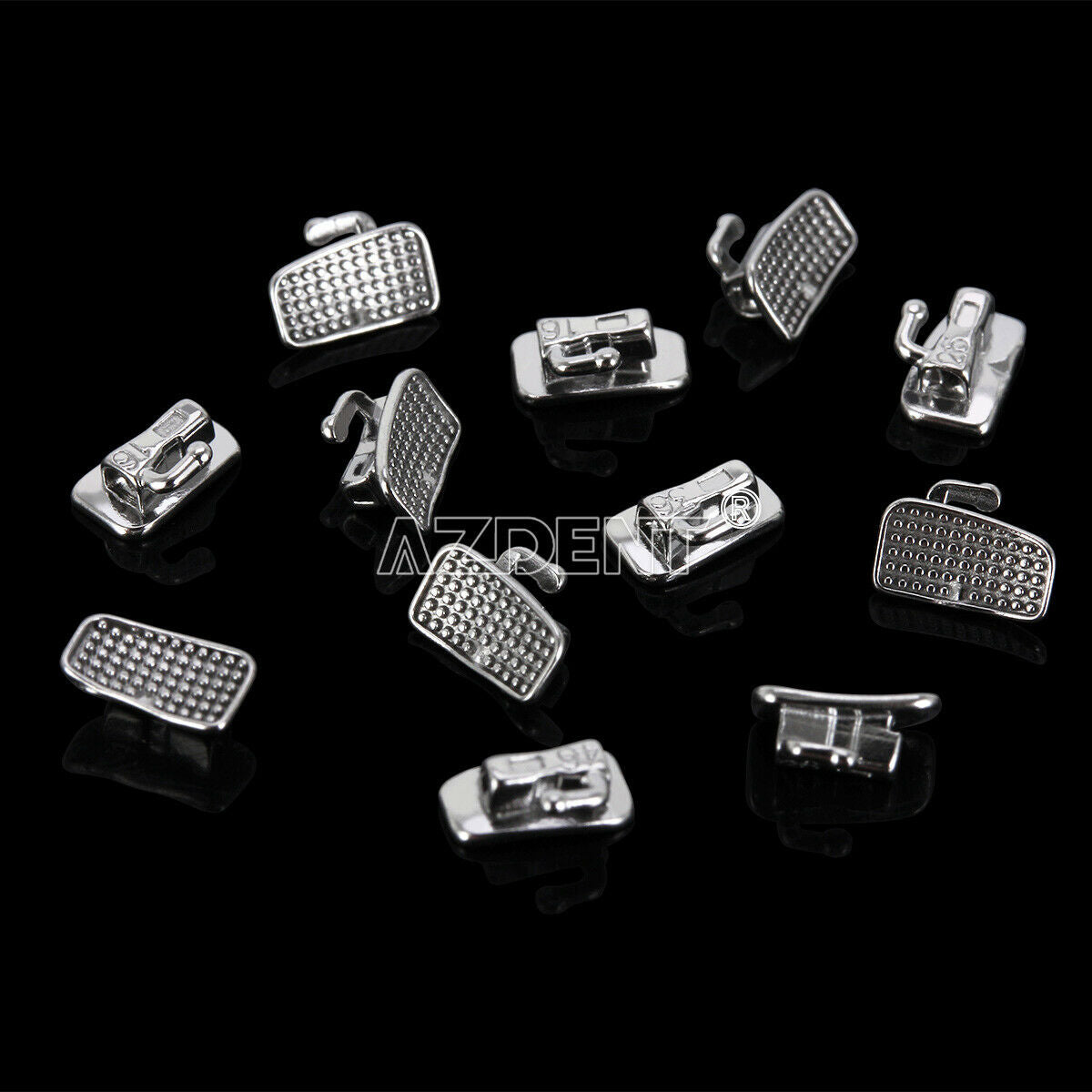 2X Dental Orthodontic Bondable Inblock Non-Conv MBT 0.018 1st Molar Buccal Tube