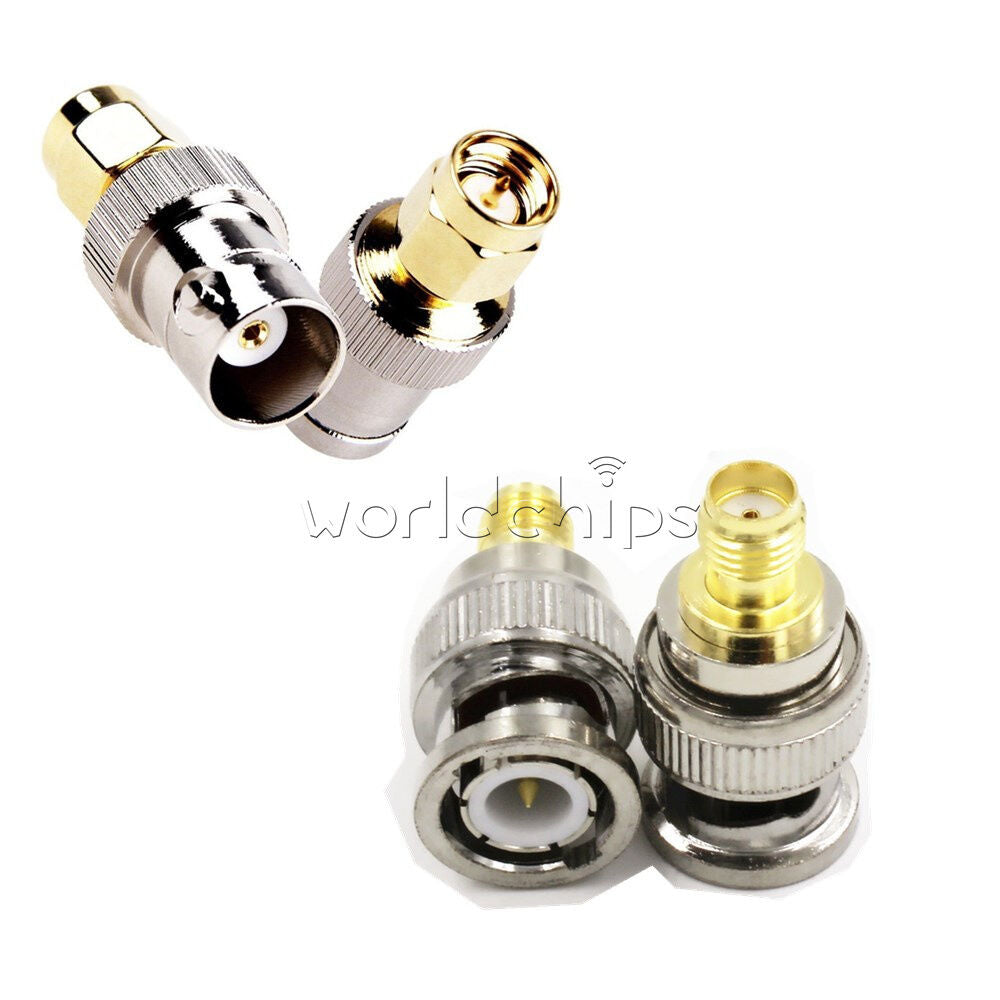 Connector BNC Female/Male Buchse Jack To SMA Male/Female Plug Stecker RF Adapter