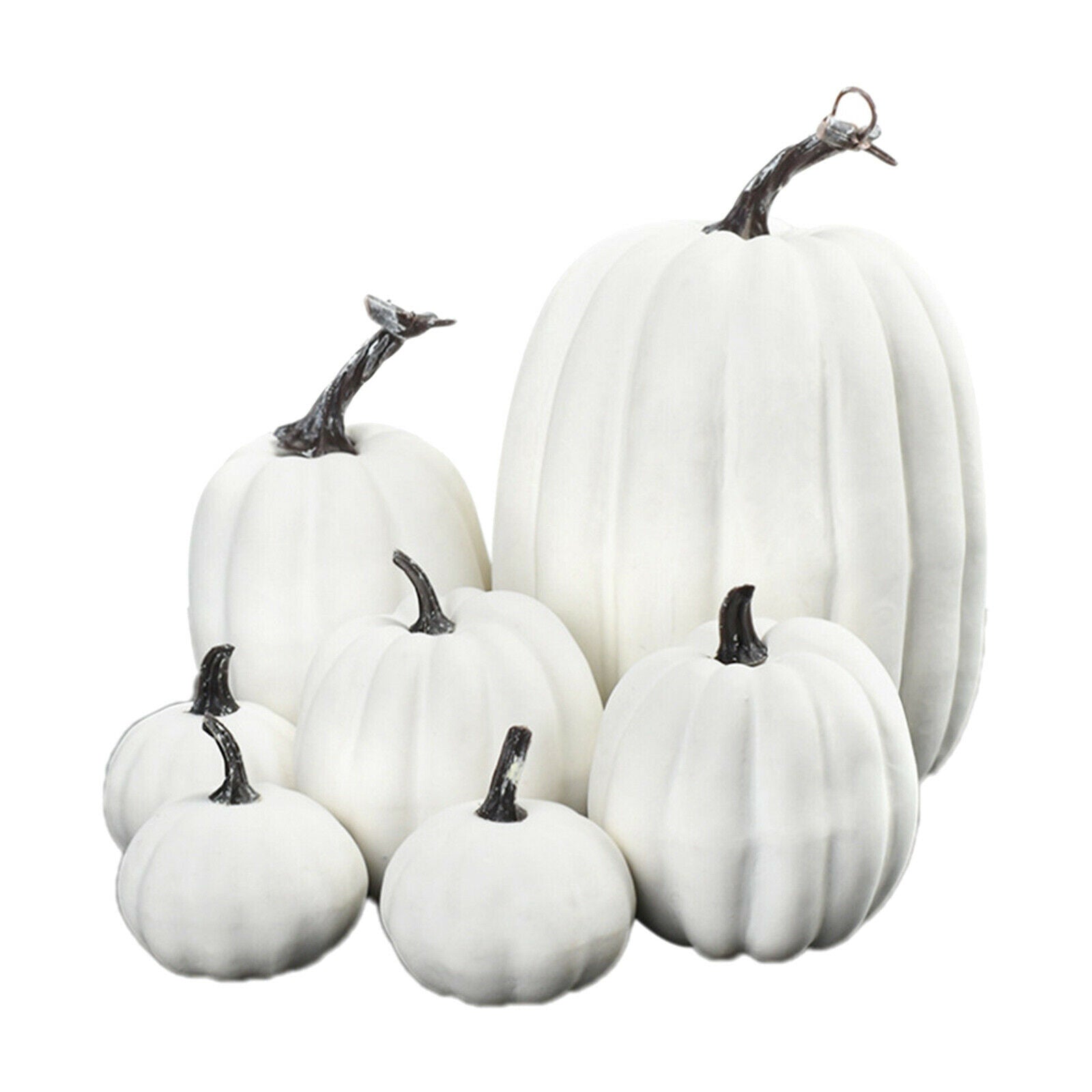 14x Faux Pumpkins Decor Seasonal Fall Decoration Wedding Centerpiece Pumpkin