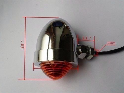 Turn Signal Light Fork Clamp Shock Bracket For Retro Triumph Cafe Chopper VTX VN