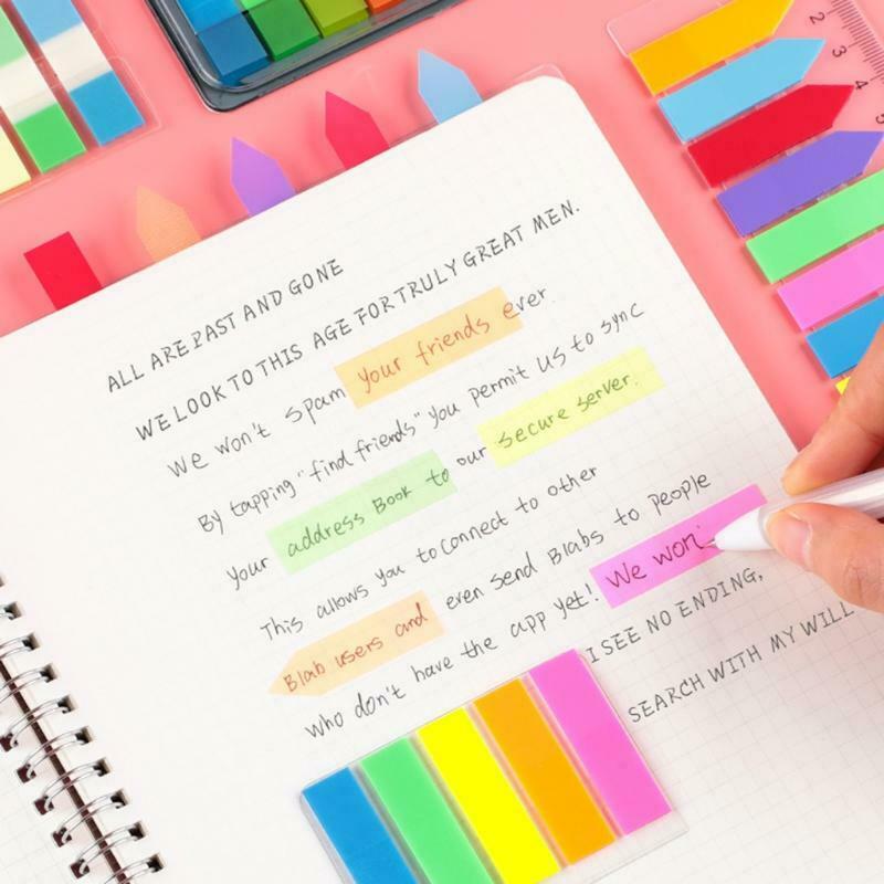 Note Paper Easy to Write Strong Self-stick Notes Paper Memo Pad Sets for School