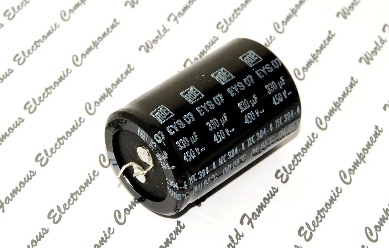 1pcs-ROE EYS07 330uF (330µF) 450V Snap-in Electrolytic Capacitor / Kondensatoren