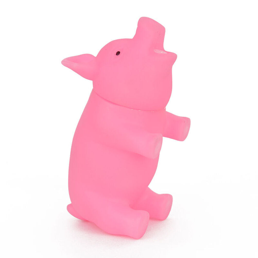 About rubber Pet Dog Puppy Pig Shape Chew Fetch PlayToy Squeaker SqueakySo.l8