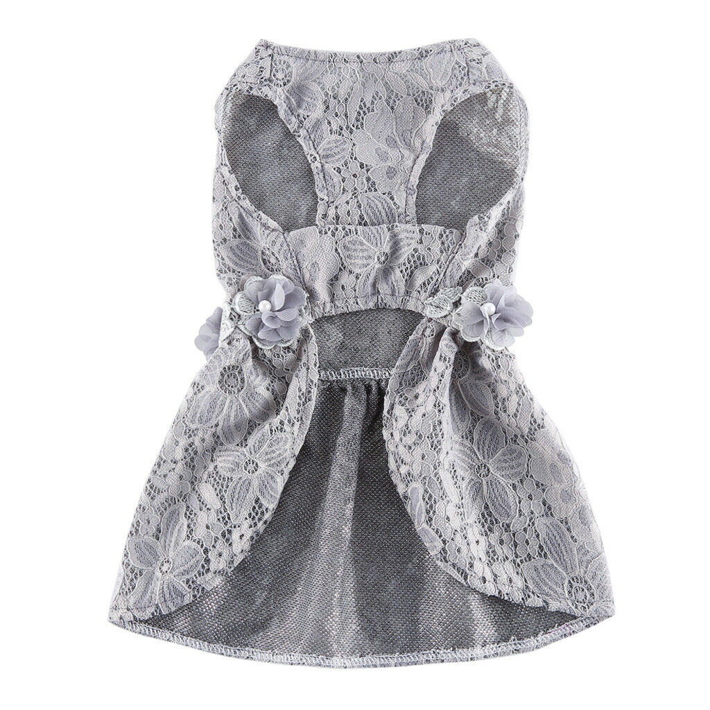 Cute Lovely Dog Puppy Summer Dress Pet Princess Dress For Small Dog Puppy XS
