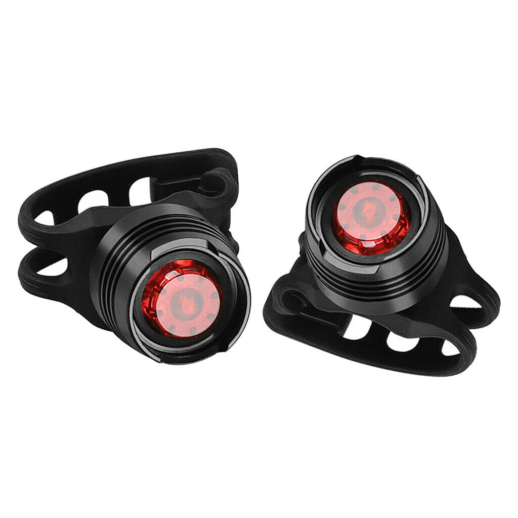 2 Pack Premium Bike Rear Light Tail Light Back Taillight Easy to Install